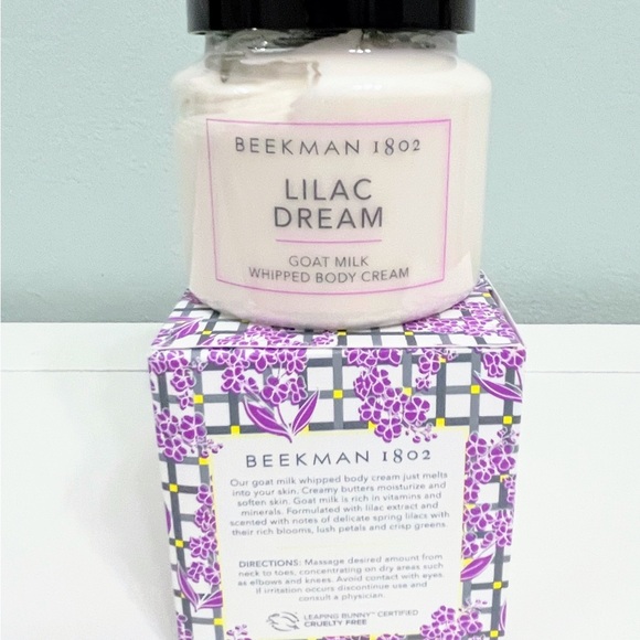 Beekman 1802 Lilac dream goat milk whipped body cream 8.0 oz - Picture 2 of 8